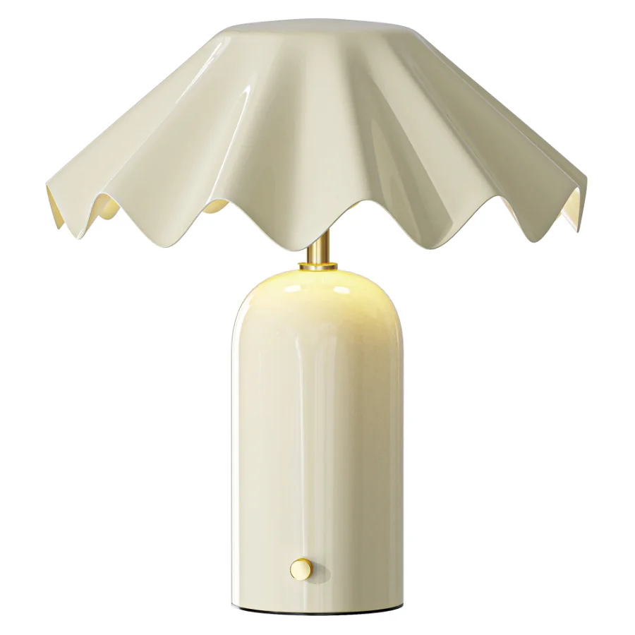 Brooks Fluted Cordless Table Lamp Image 2