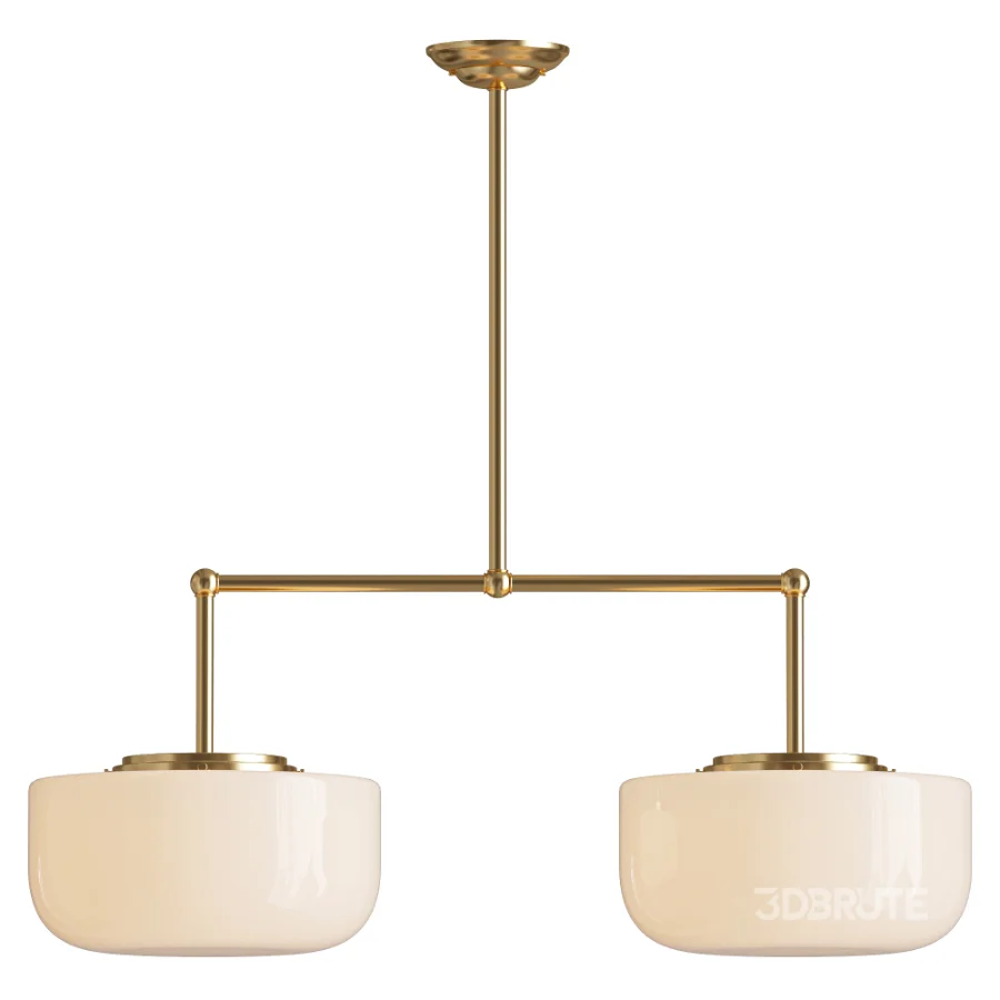 Erin & Ben Gardiner Schoolhouse Linear Chandelier Image 1
