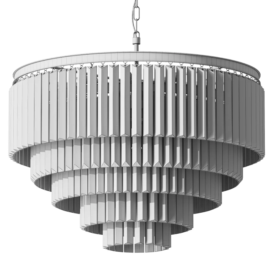 Simig Lighting Vintage Crystal Prism Chandelier Image 3