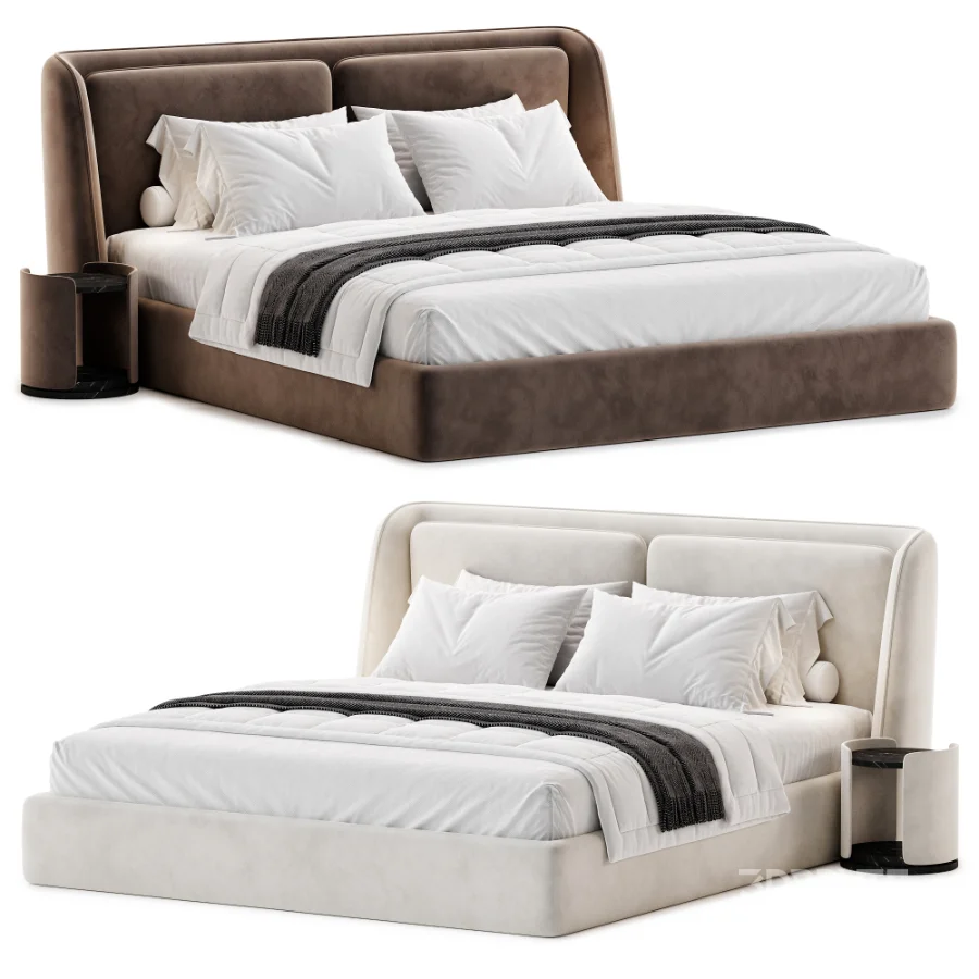 Shell Double Bed by Luzaro Image 2