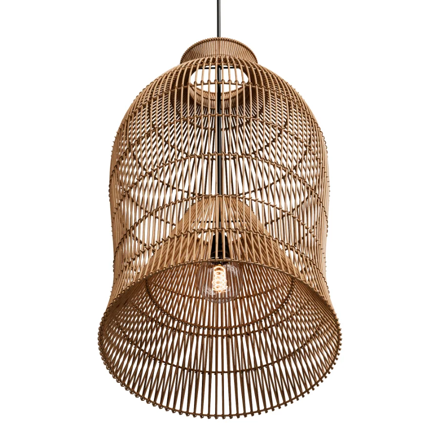 Elongated rattan suspension Pengadi Image 2