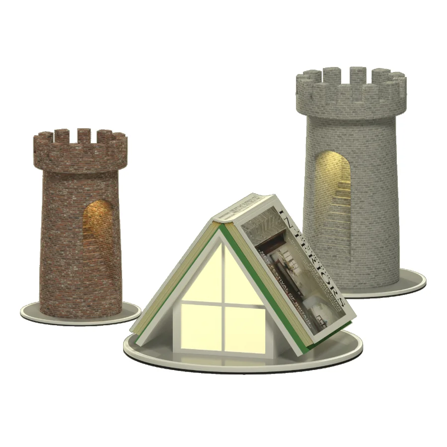 Castle Towers and Houses Image 1