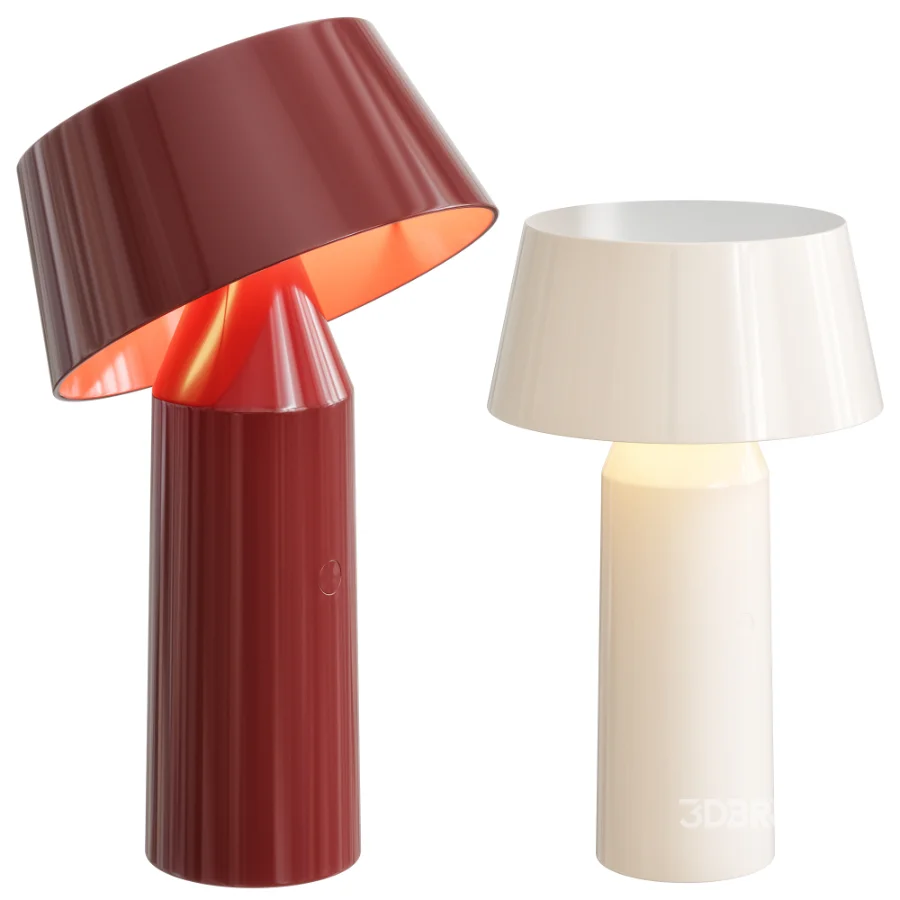 Bicoca LED Rechargeable Table Lamp Light Blue MARSET Image 1