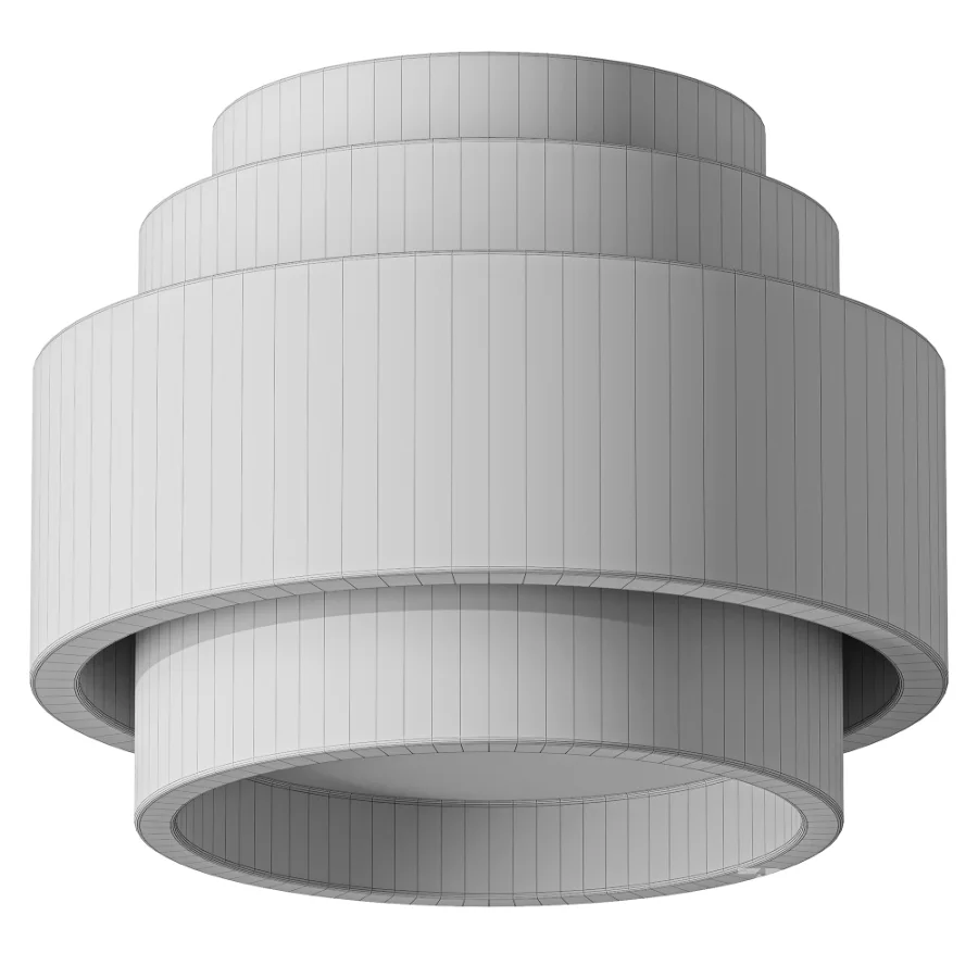 Biosag Mokustone Travertine Flush Ceiling Light Image 2