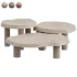 Travertine Nesting Coffee Table Set - Thumbnail 3