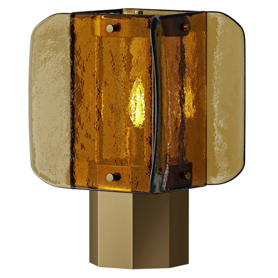 Soho Home Elias Green Glass Table Lamp Image 2