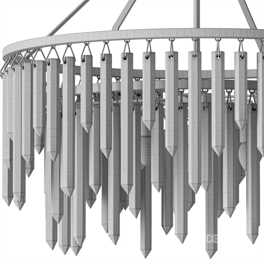 Crystorama Gemma Gold Crystal Chandelier Image 4