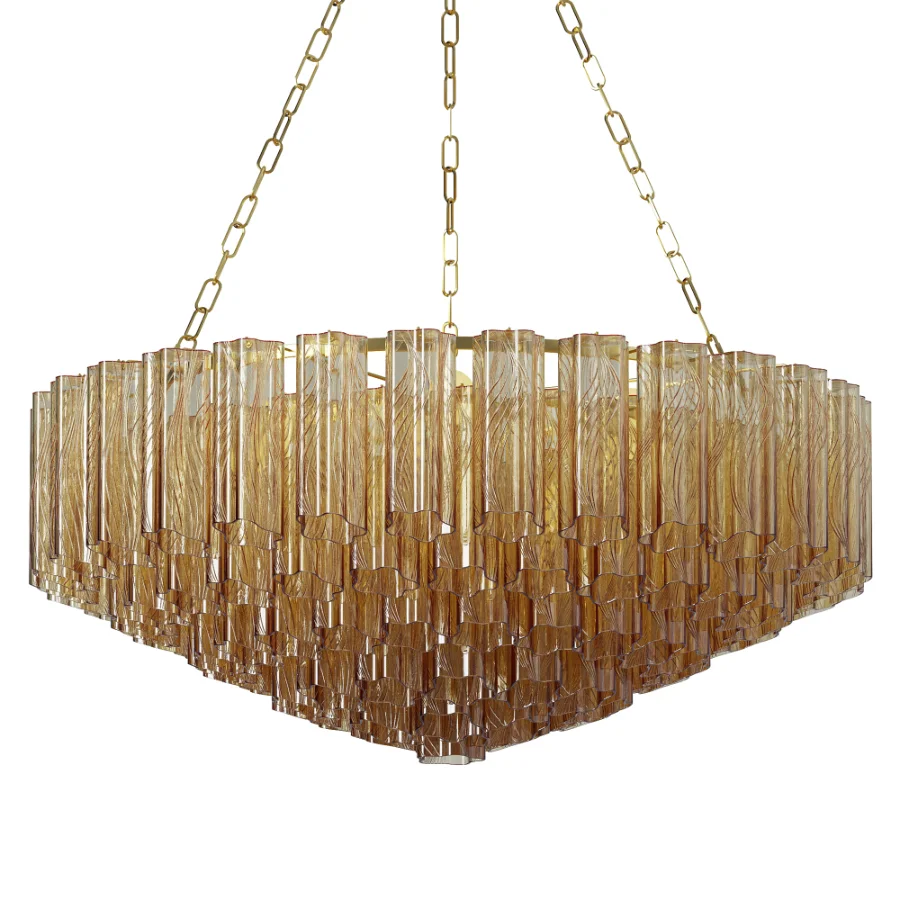 Hudson Valley Watertown Glass Chandelier Image 4