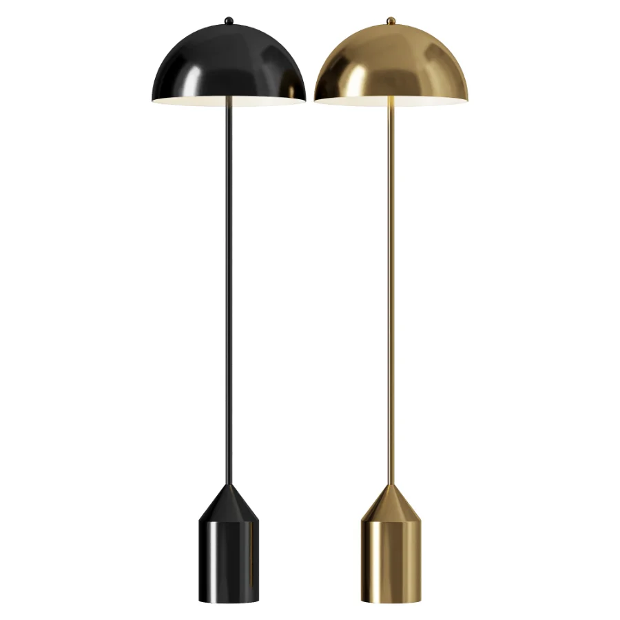 Spun Brass Floor Lamp Image 3