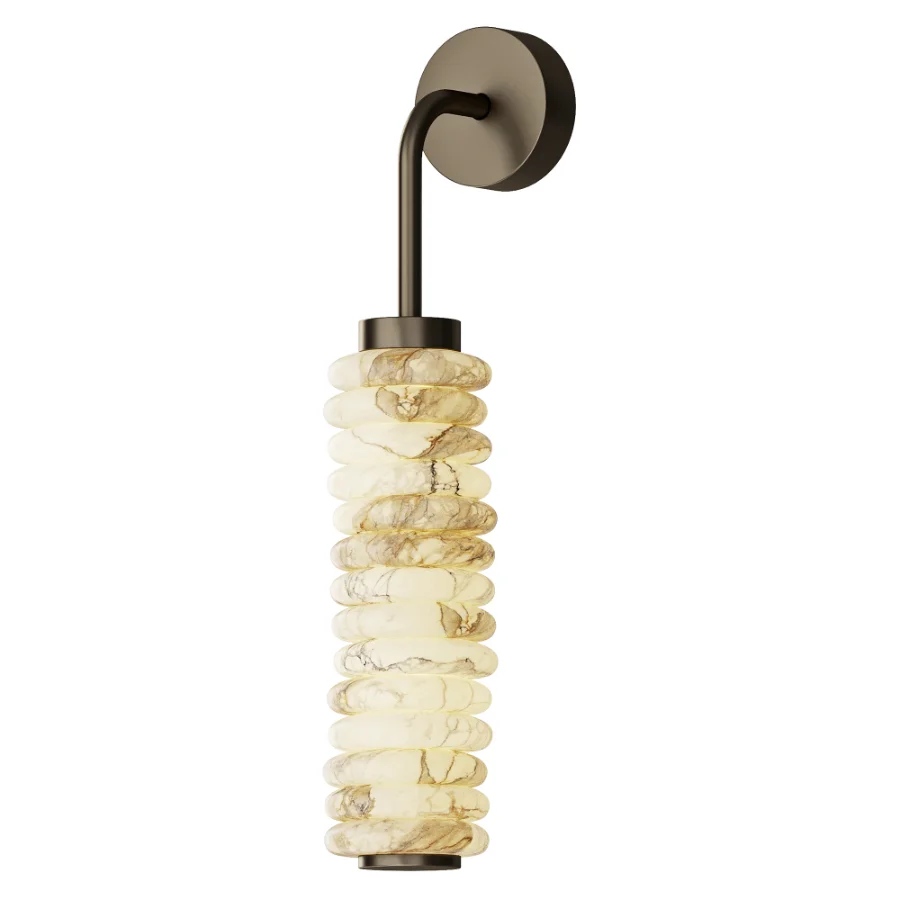 Vakkerlight Helix Alabaster Wall Lamp Image 1