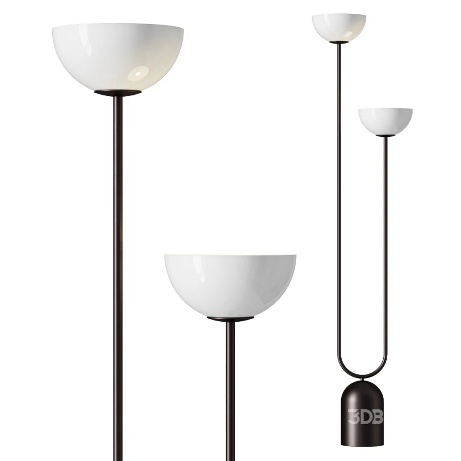 FareDecor Ruzo Bronze Porcelain Floor Lamp Image 1