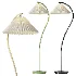 Modern Pleated Fabric Floor Lamp 1 Light - Thumbnail 1