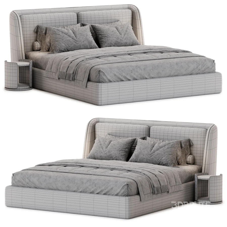 Shell Double Bed by Luzaro Image 4