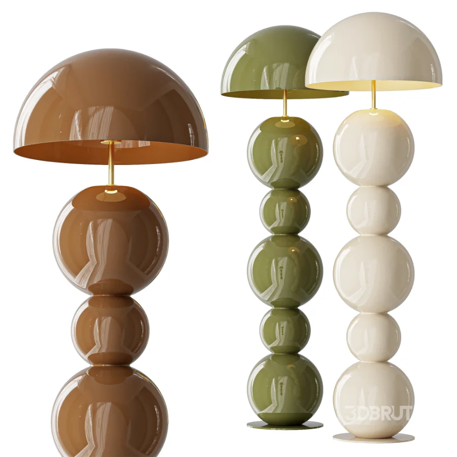 Artefacto Bonbons Brown Floor Lamp Image 1