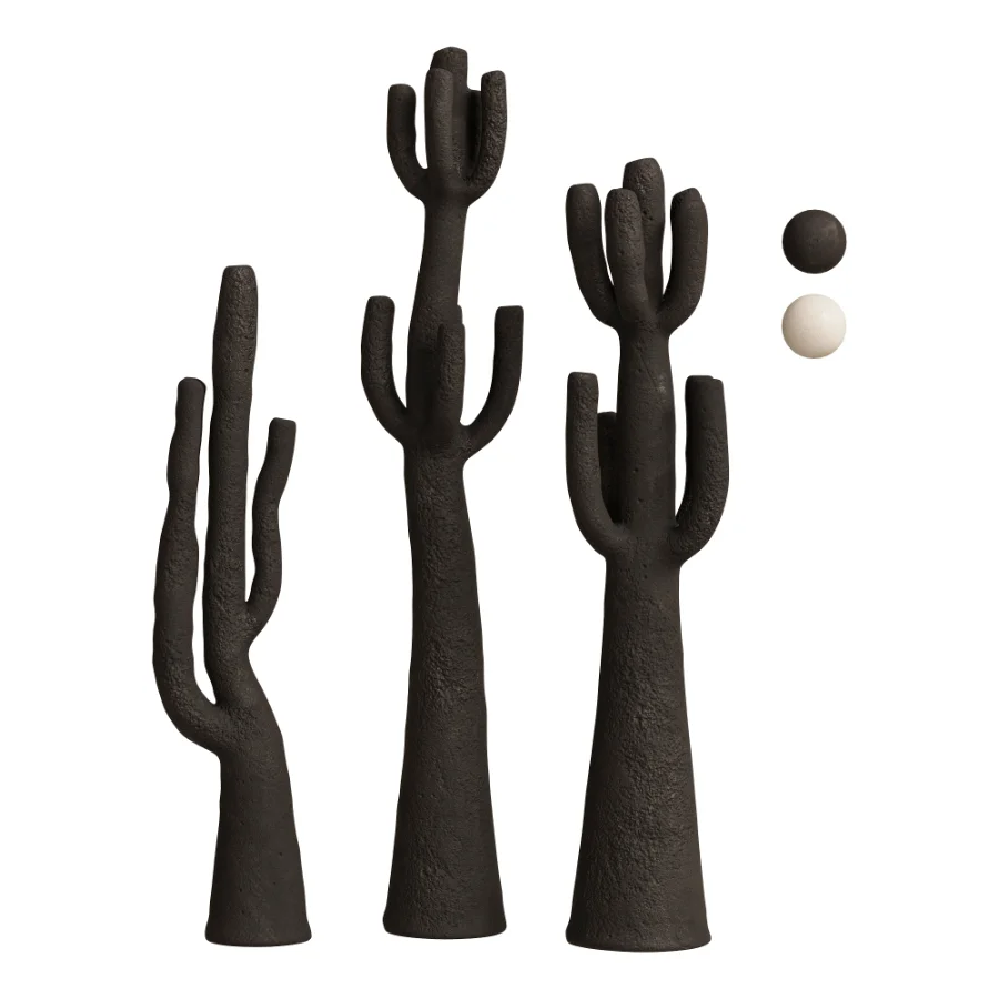 Minimalist Cactus Floor Sculptures Set Image 2