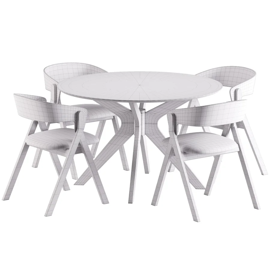 Godia Chair and Naanim Table Image 7