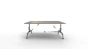 La Coupole Rectangular Iron Bistro Table - Thumbnail 3