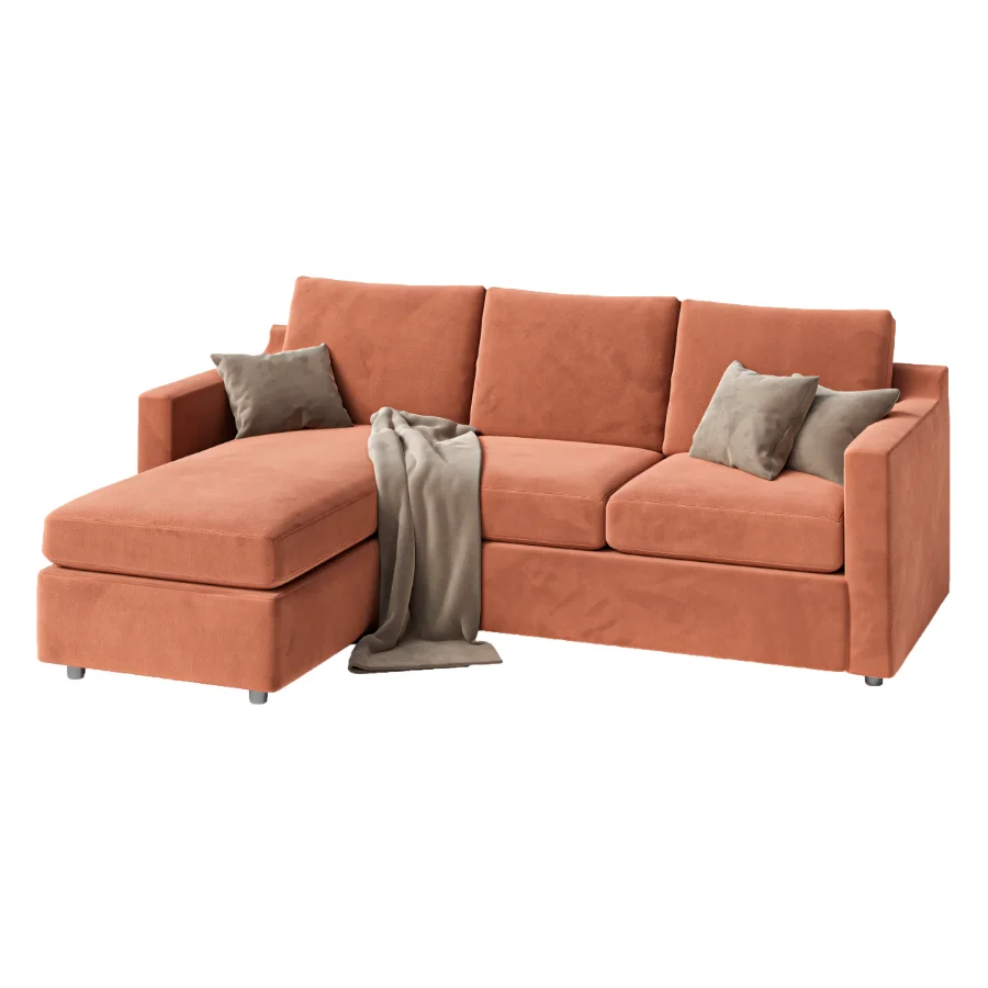 Modern Modular Sectional Sofa With Chaise Lounge – Fabric Upholstery Image 2