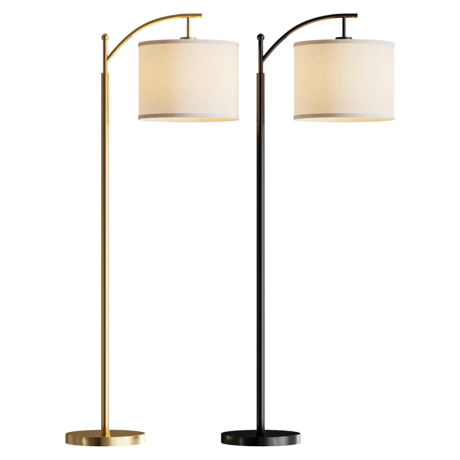 Arched Floor Lamp with Pull Chain Image 1