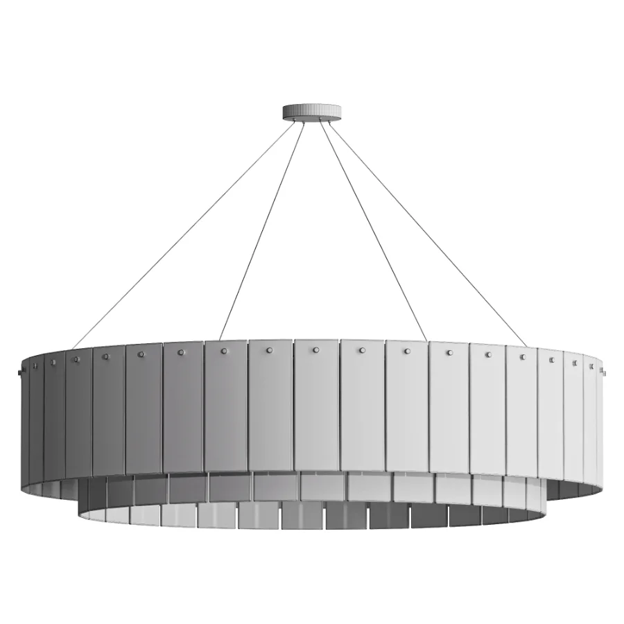 Dantone Polar Circle Alabaster Brass Chandelier 90 cm Image 2