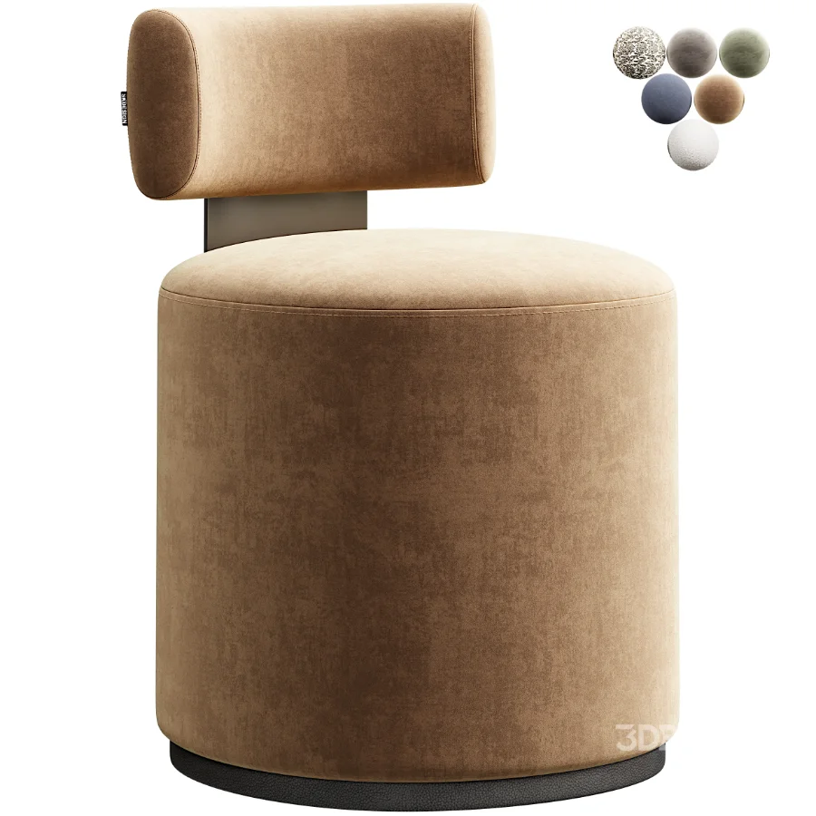 Modern Zammi Pouf Image 1