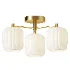 Next Ryker Brass 3 Light Flush Ceiling Light - Thumbnail 2