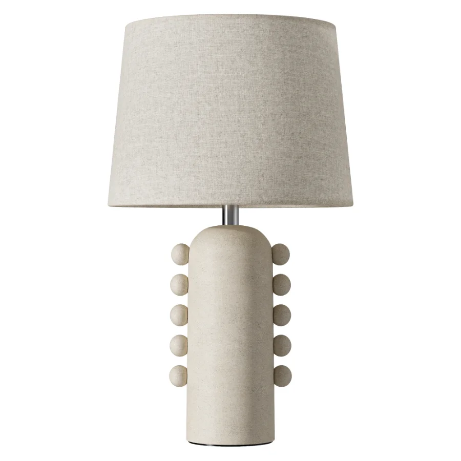Natural White Table Lamp Image 2