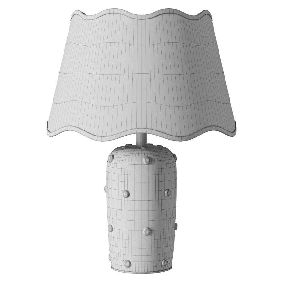 Cath Kidston Blue Strawberry Garden Scallop Spot Table Lamp Image 3