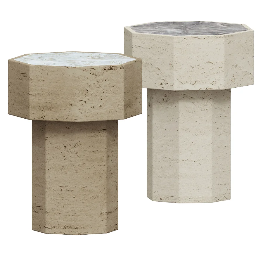 Red Onyx Gisele Side Table by Studio Gaia Paris Image 5