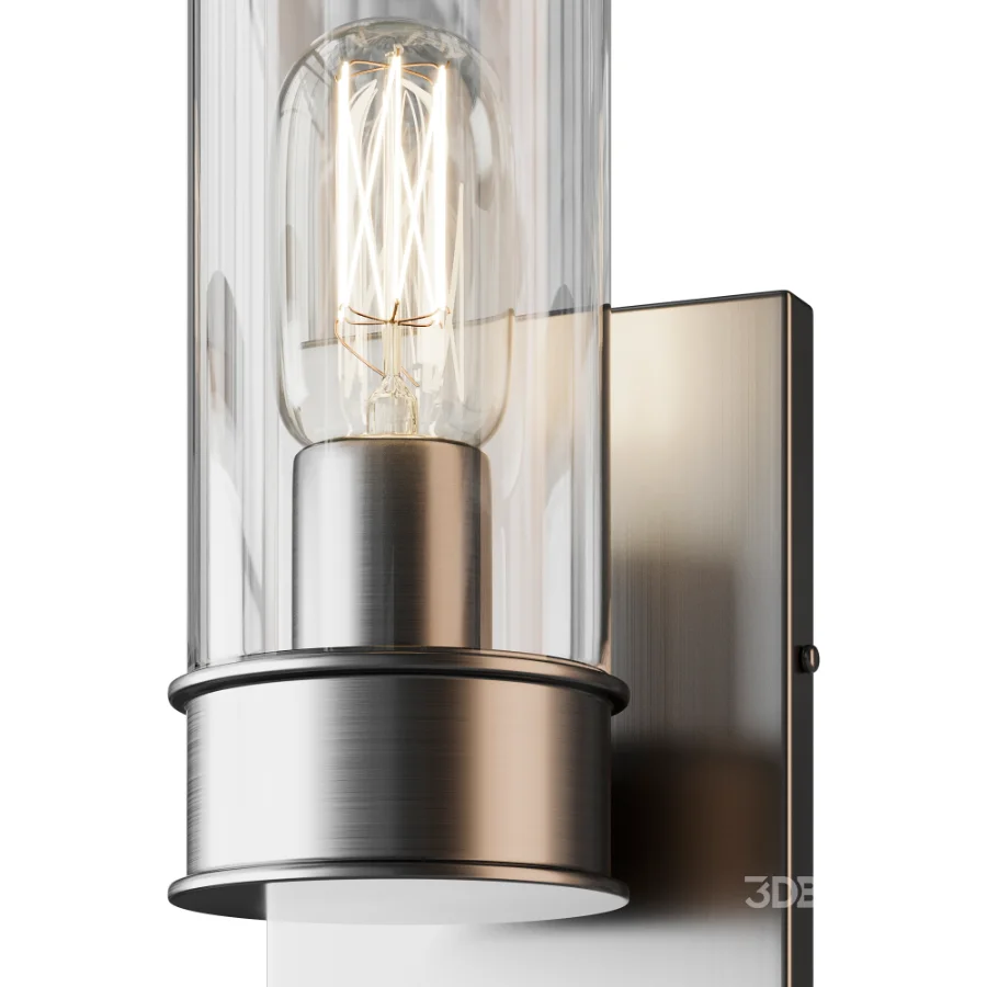 Simple Glass Cylinder Sconce 01 Image 6