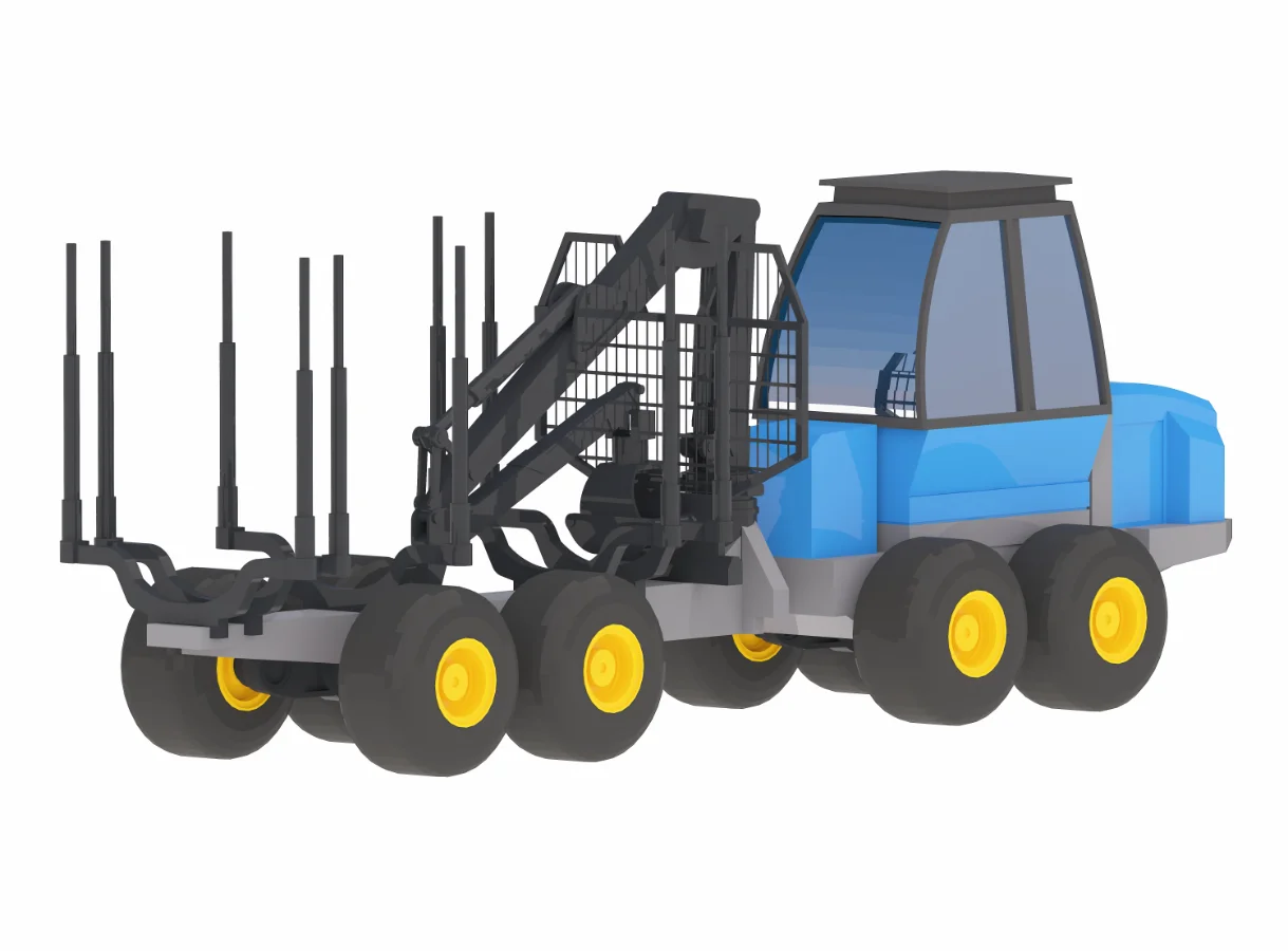 Forwarder Forestry F15 Simplified Image 4
