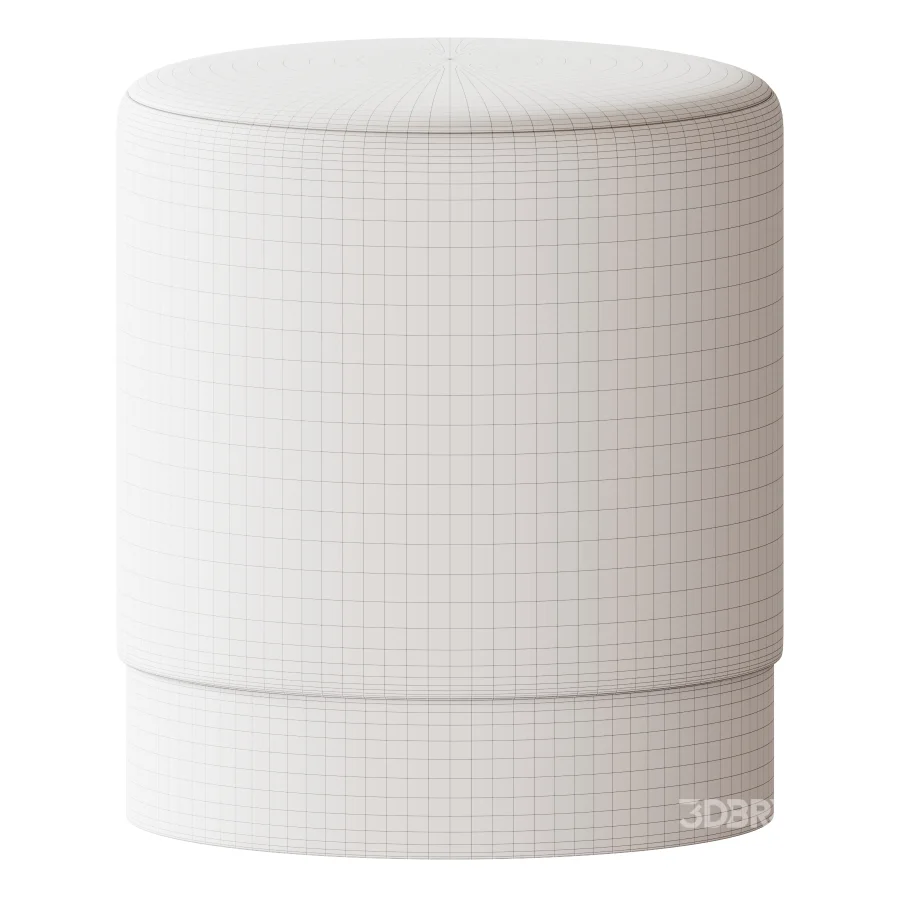 Cowhide pouf Image 6