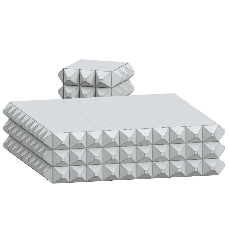 Bottega Green Square Marble Coffee Table Image 3