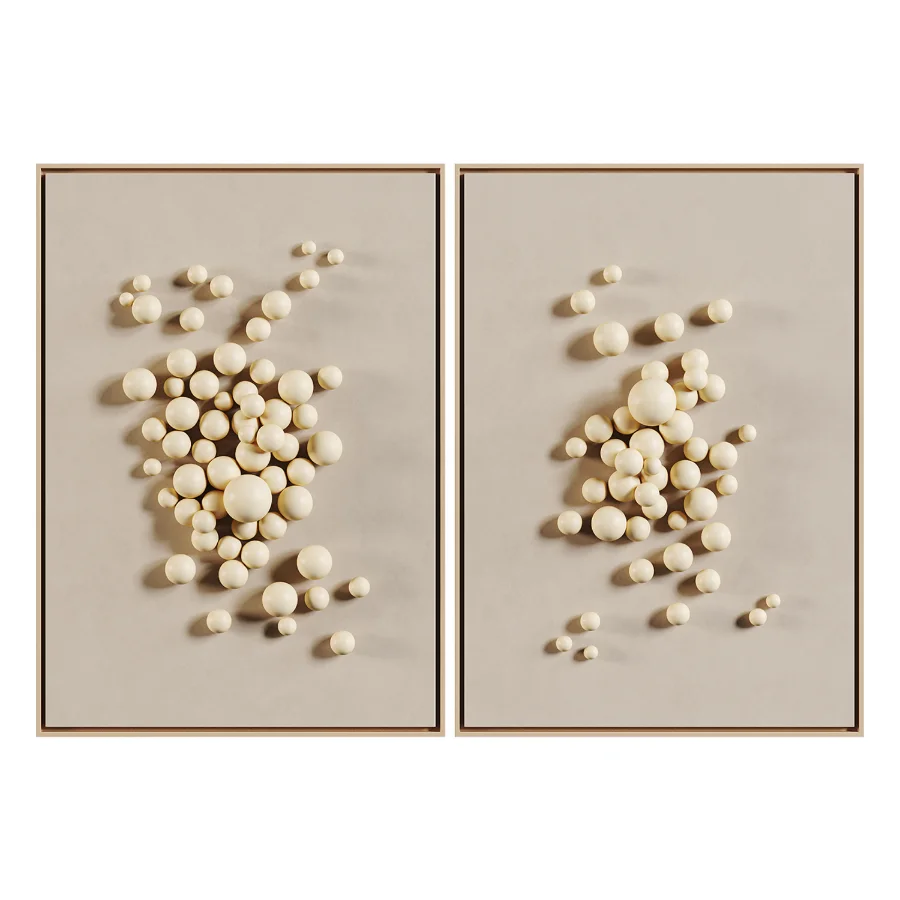 3D Bubble Wall Art Set Image 1