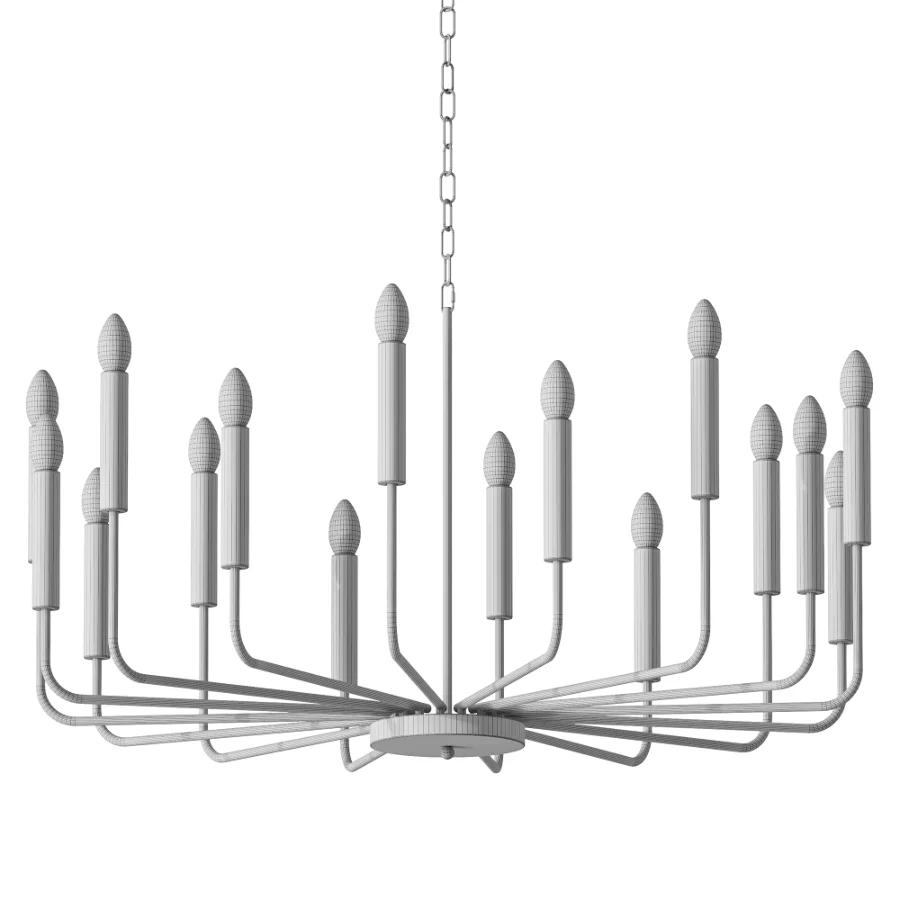 Gracie Oaks Alysse Gold Candle Chandelier 16 Light Image 3