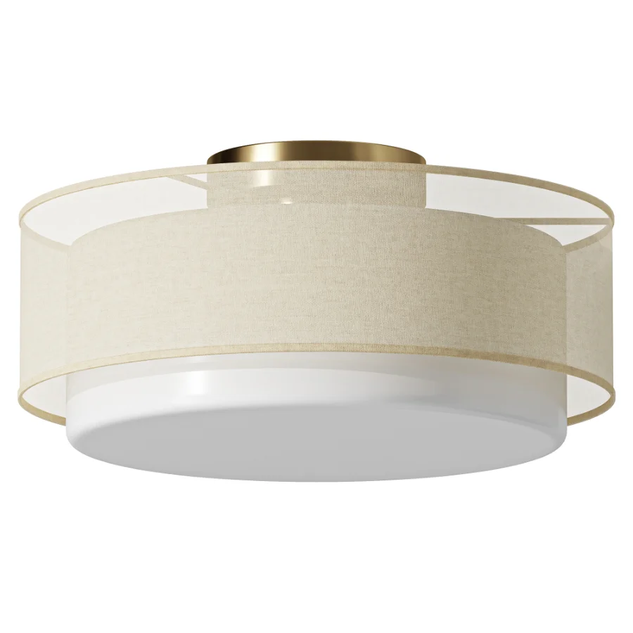 Contemporary Ceiling Semi Flush Fixture Amazon Image 2