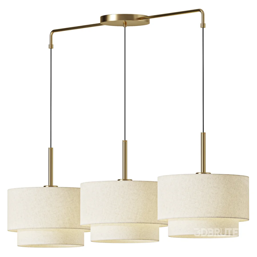 Livex Bellingham Gold Leaf Chandelier Image 1