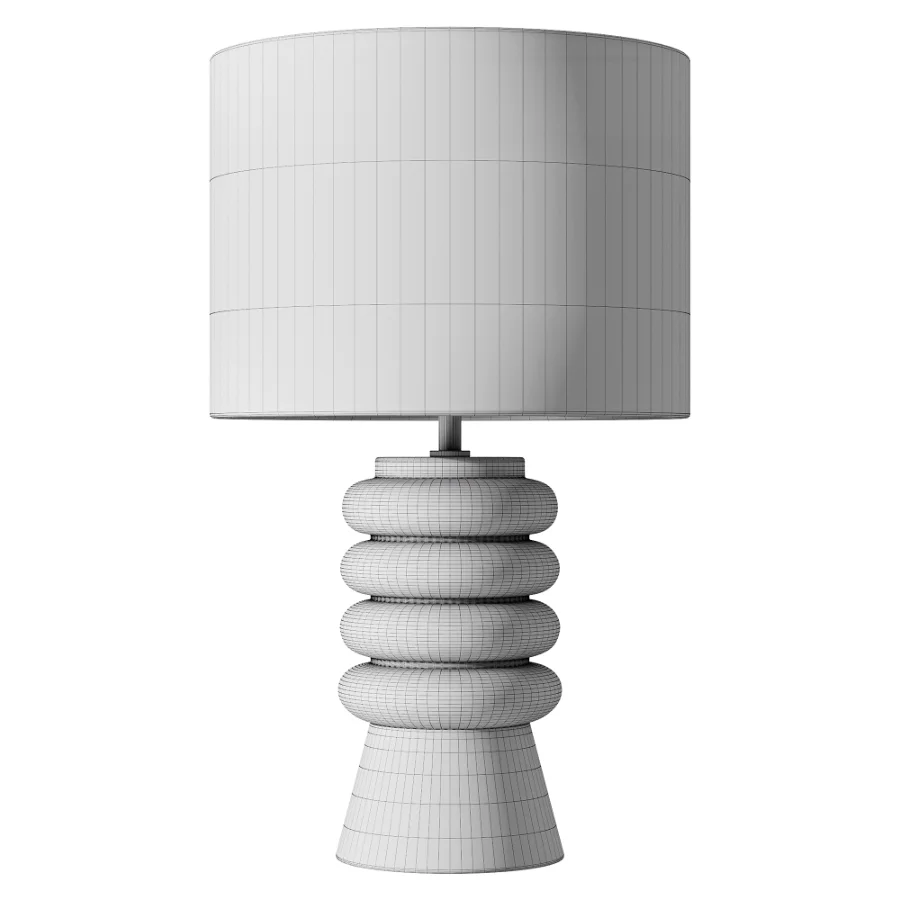 Rahya Green Glass Table Lamp Image 2