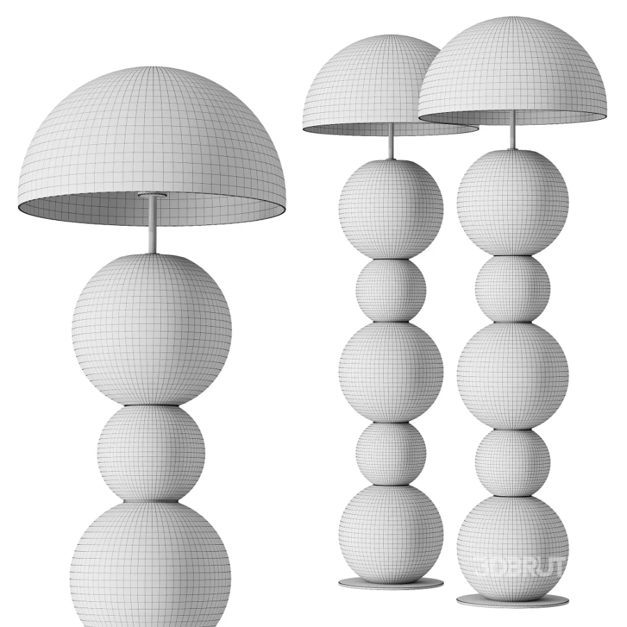 Artefacto Bonbons Brown Floor Lamp Image 4