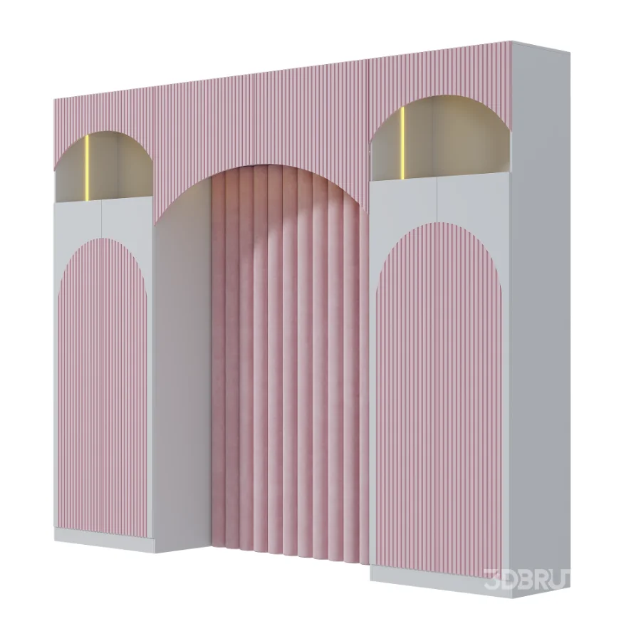 Clothes rack in a modern bedroom Image 7