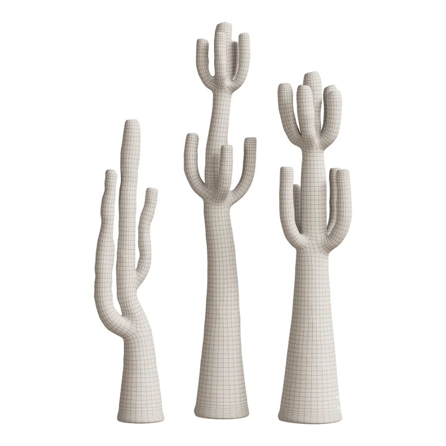 Minimalist Cactus Floor Sculptures Set Image 6