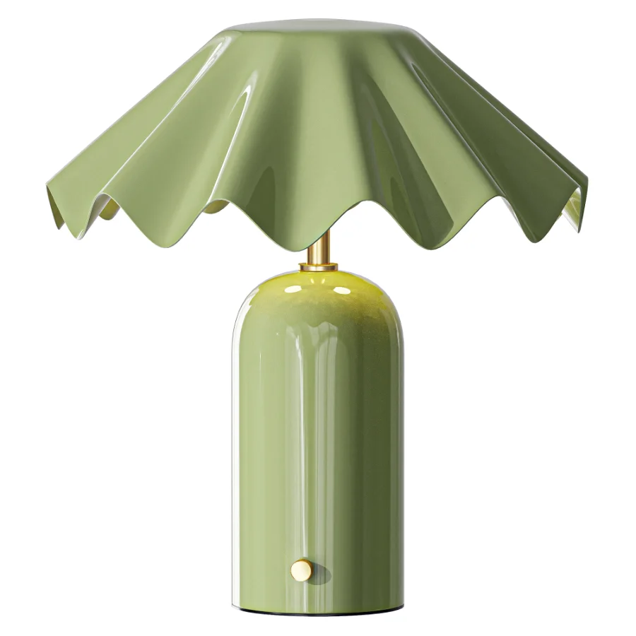 Brooks Fluted Cordless Table Lamp Image 1