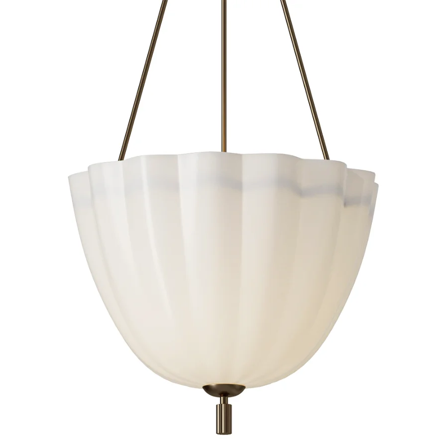 Blueprint Lighting Volare Large Bronze Glass Pendant Lamp Image 2