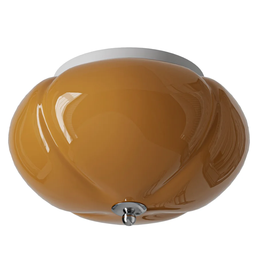 Retro LED Glass Tip Ceiling Light Image 2