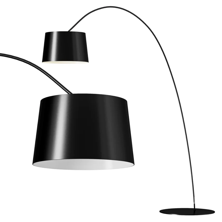 Twiggy Elle Floor Lamp Tunable White Black Image 1