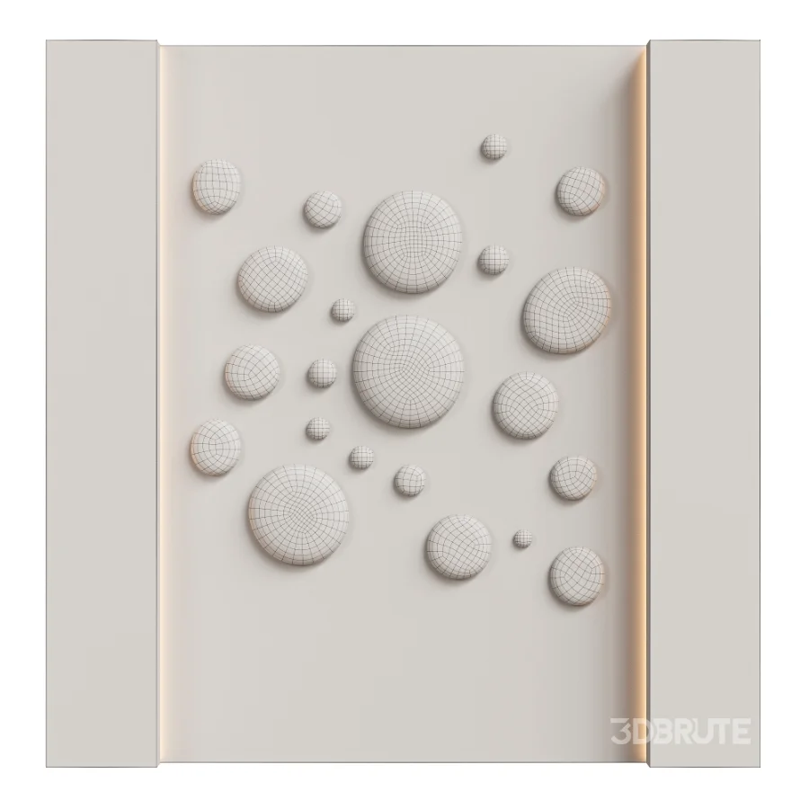 Chrome Bubble Wall Decor 14 Image 4