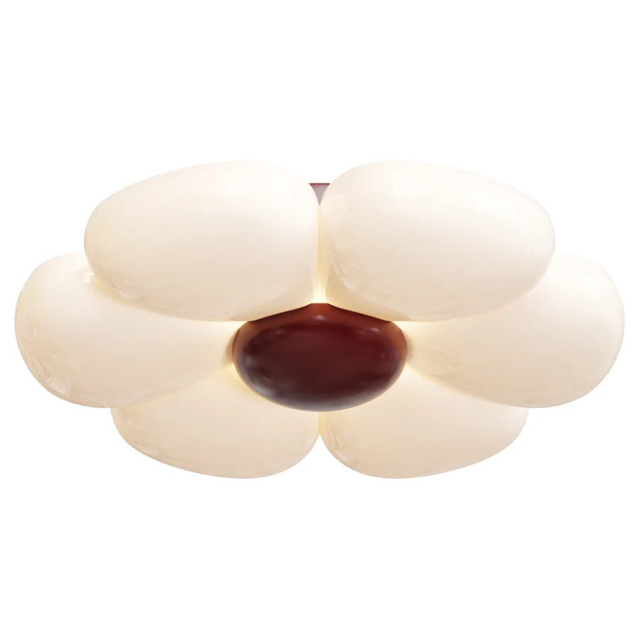 Six leaf Flower Kids Room Ceiling Lamp Image 4