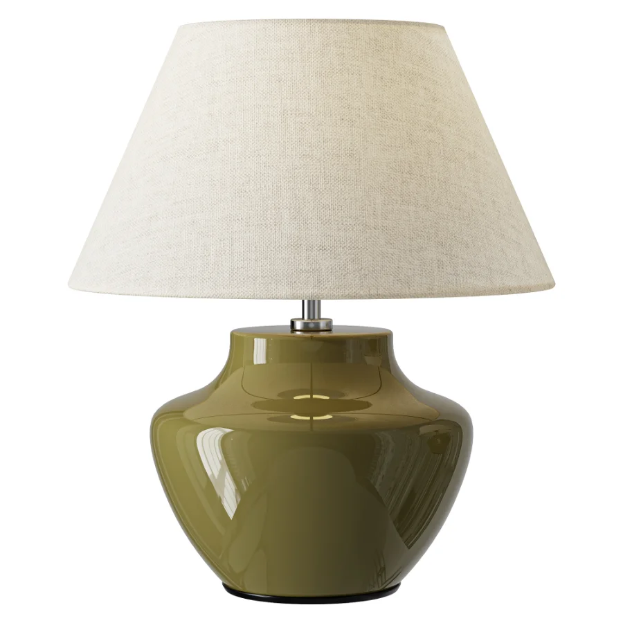 MarksSpencer Ceramic Urn Fabric Table Lamp Image 1