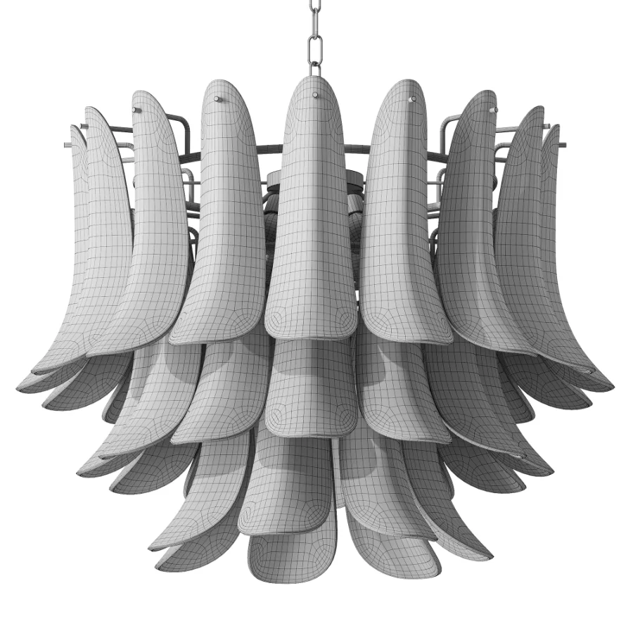 Next Messina White Chandelier Ceiling Light Image 3