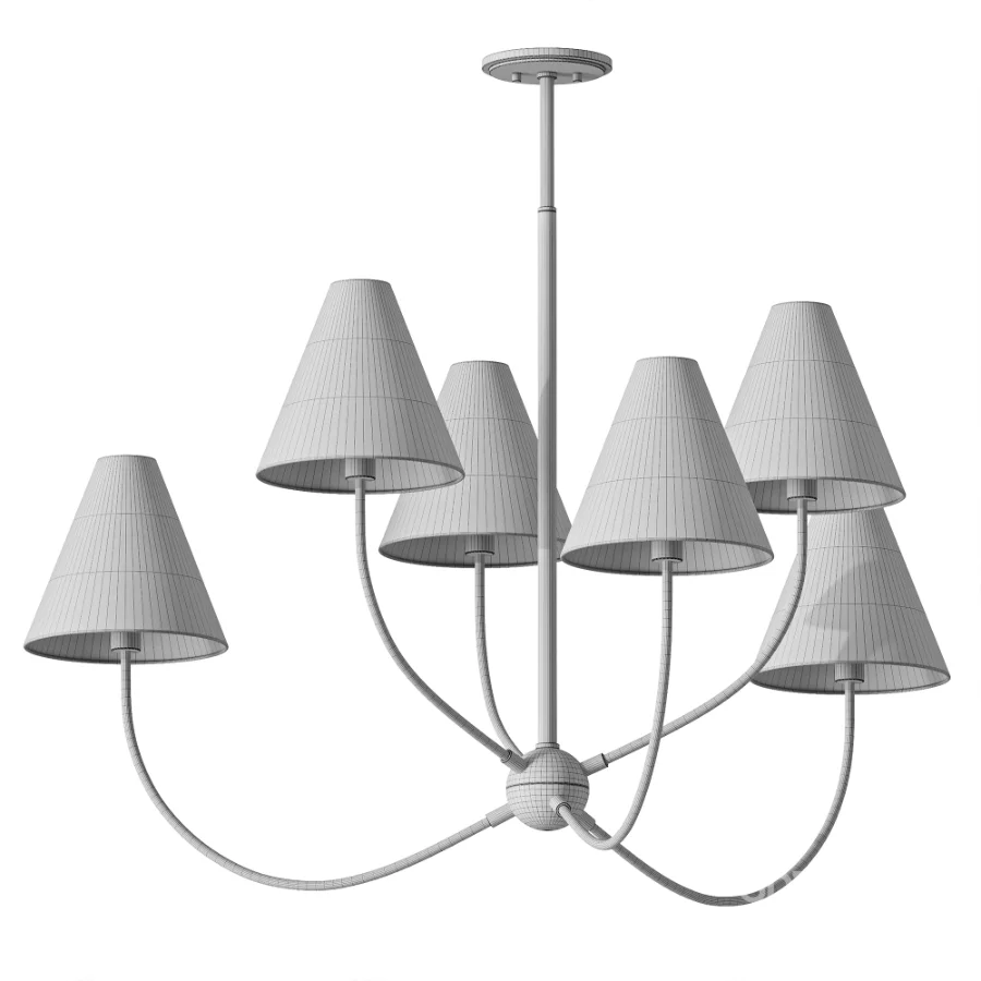 Yara 6 Light Chandelier Image 4